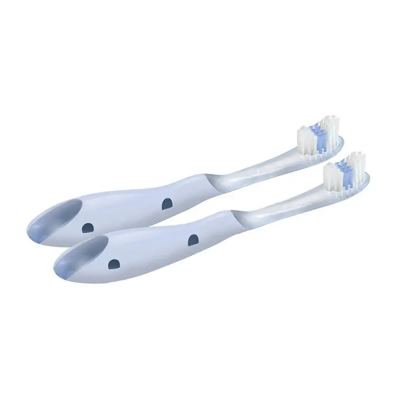 The First Years Toddler Toothbrushes – Ergonomic Soft-Bristle Set, 2-Pack 1