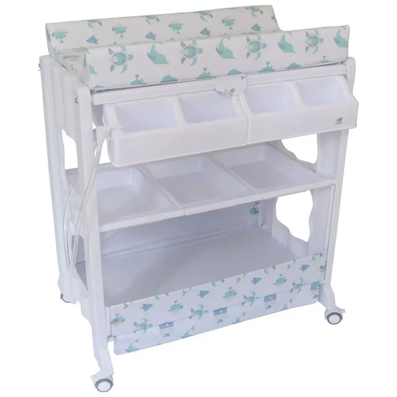 Thekiddoz Animal-Pattern Changing Table With Built-In Bathtub 1
