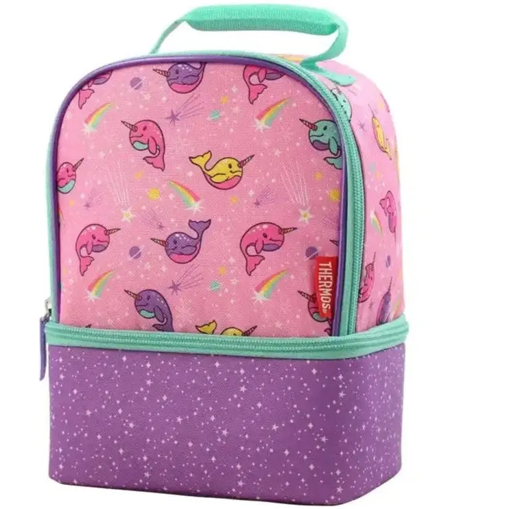 Thermos Dual Compartment Lunch Kit – Narwhals In Space Design (Ldpe-Lined) 1