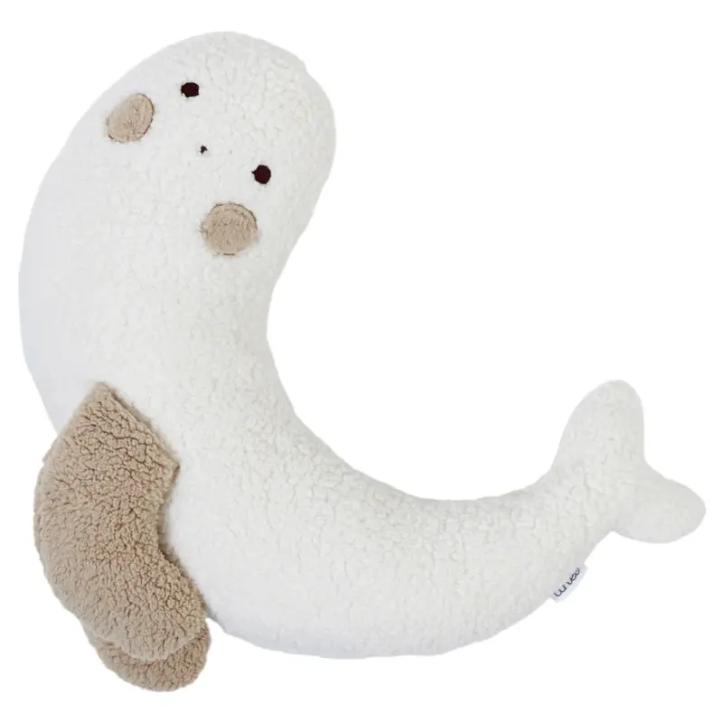 Tineo 3-In-1 Maternity And Nursing Support Pillow With Sherpa Seal Fabric 1