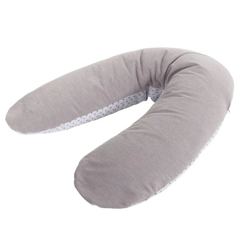 Tineo Dual-Purpose Maternity & Nursing Pillow – Grey With Star Print 1