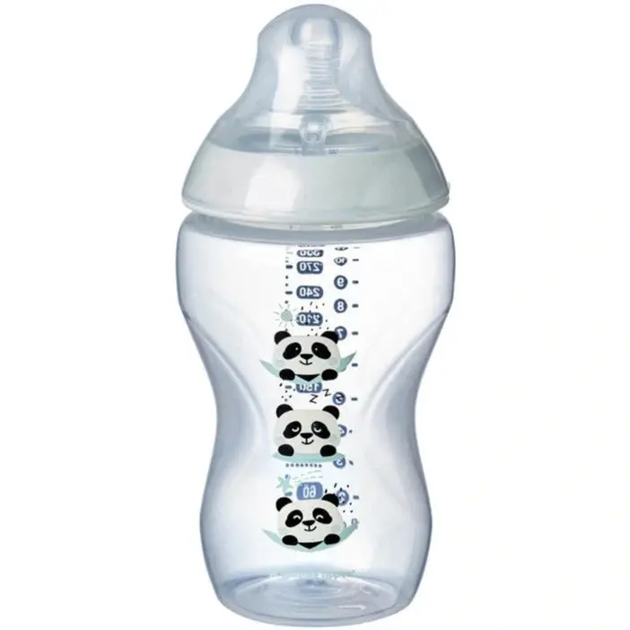 Tommee Tippee Closer To Nature 340 Ml Feeding Bottle – Pink/Girl Design (1-Pack) 1