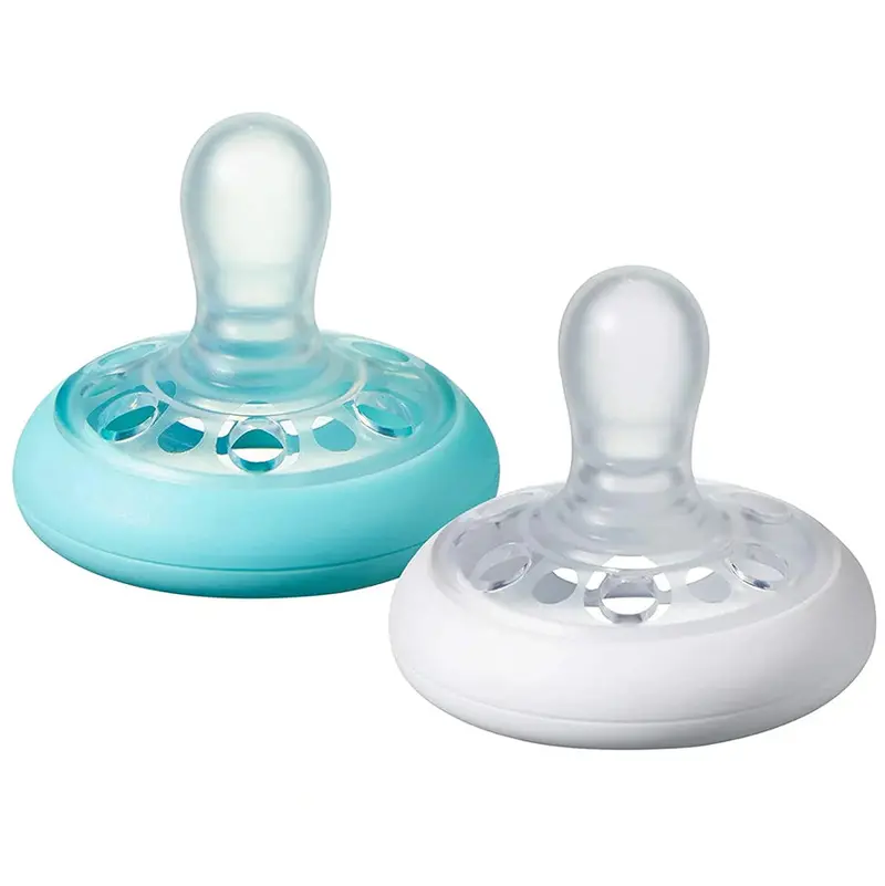 Tommee Tippee Closer To Nature Soothers – Breast-Like Silicone Pacifiers For 0–6 Months (2-Pack) 1
