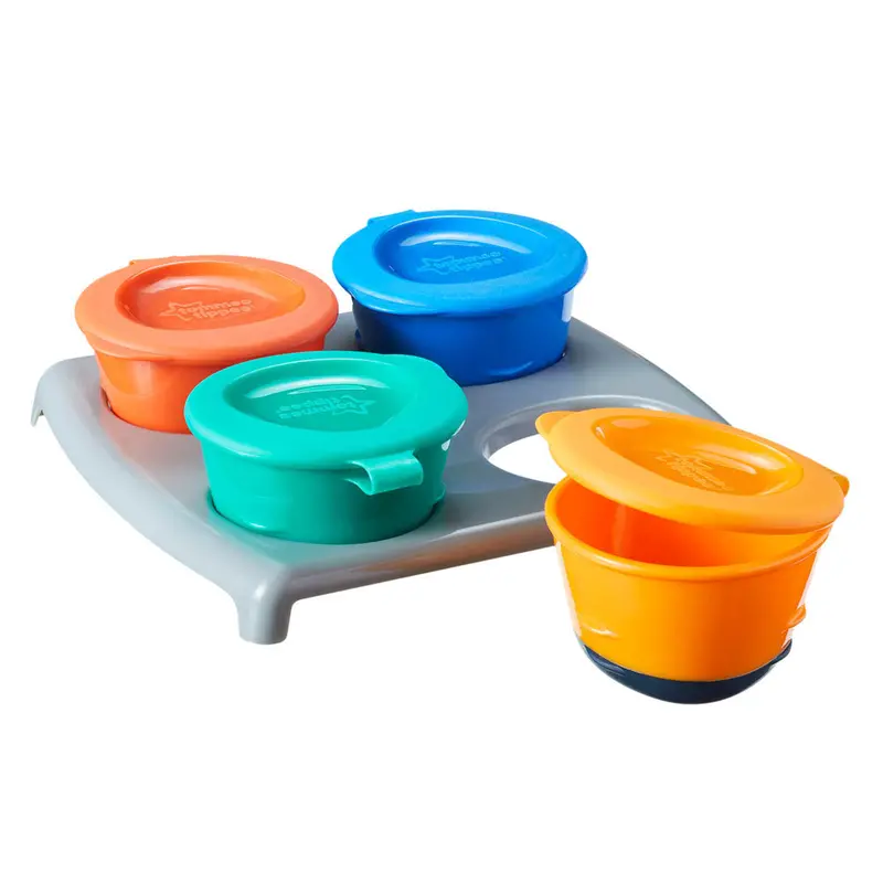 Tommee Tippee Pop Ups Freezer Storage Set – 4-Piece Bpa-Free Tray & Pots 1