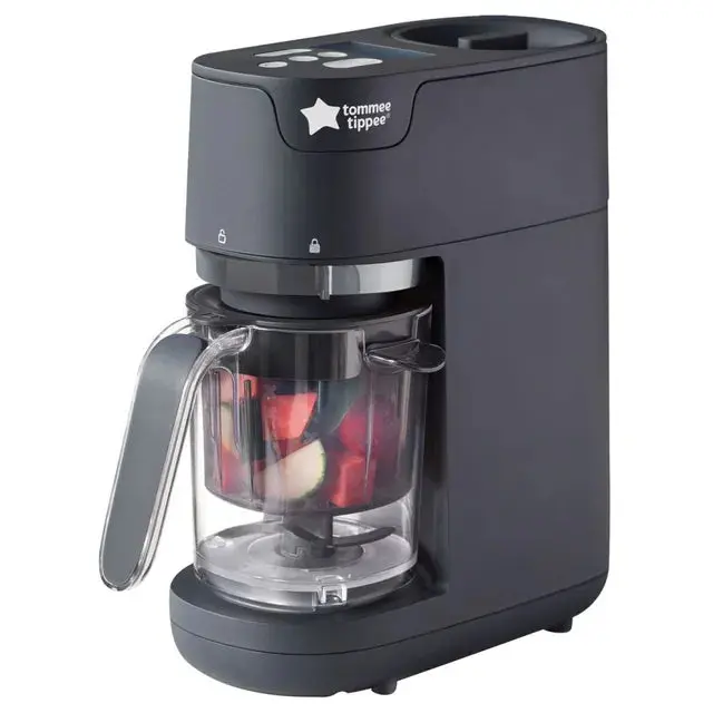 Tommee Tippee Quick Cook All-In-One Baby Food Processor (Black) 1