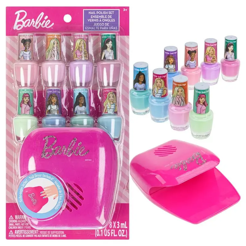 Townley Girl 8-Pack Nail Polish Set With Interactive Dryer Toy 1
