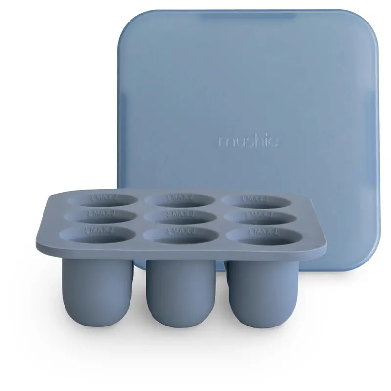 Tradewinds-Colored Fresh Food Feeder Freezer Tray – Mushie 1