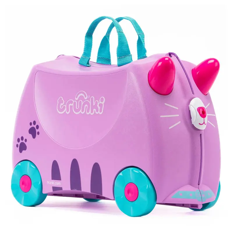 Trunki Cassie The Cat Ride-On Travel Bag – Fun Kids’ Luggage 1
