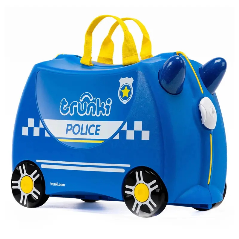Trunki Percy The Police Car Ride-On Suitcase For Toddlers 1