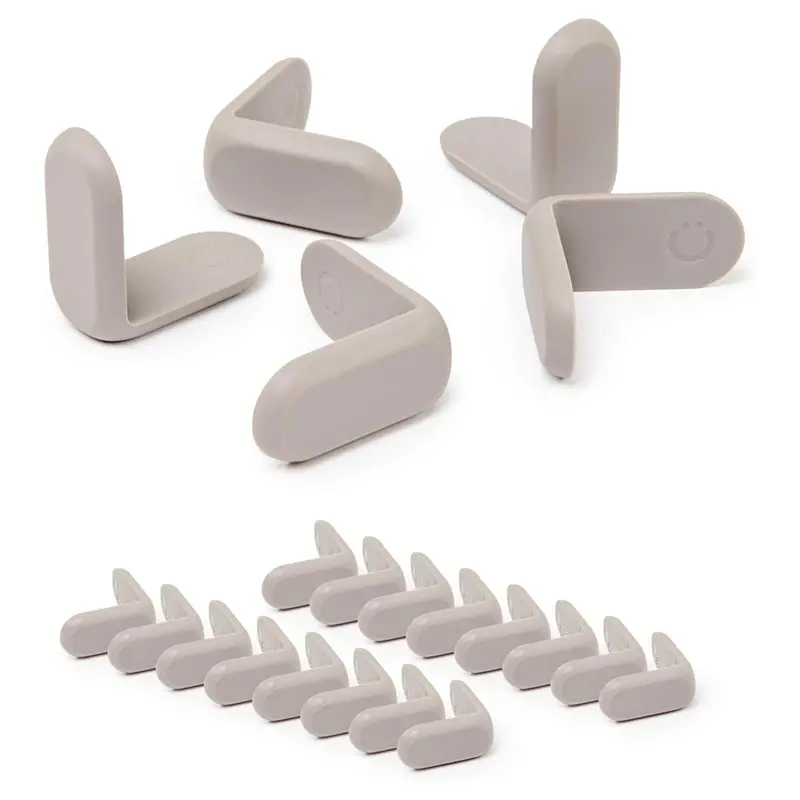Ubbi 16-Piece Corner Protector Set In Taupe 1