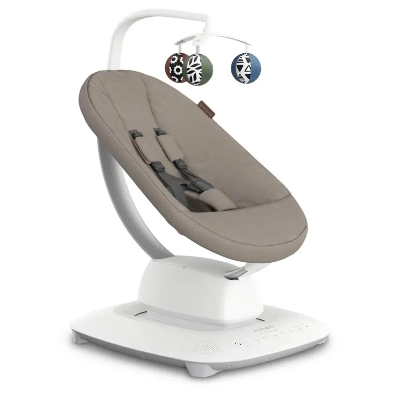 Uppababy Mamaroo 4 Baby Swing – Wells Dark Taupe Melange 1