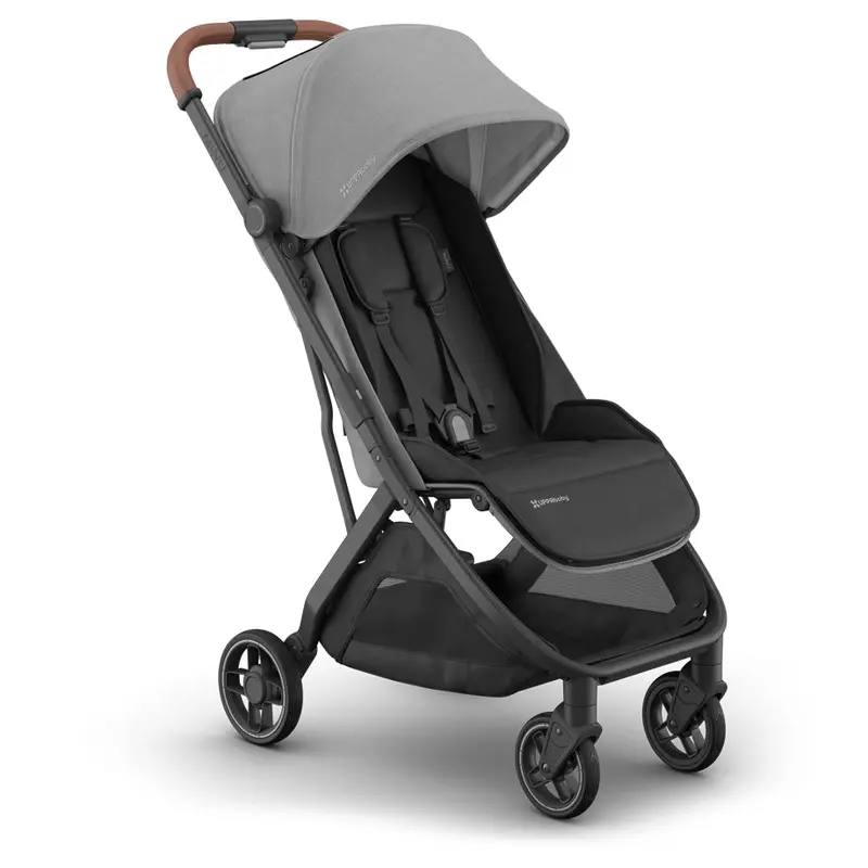 Uppababy Minu V3 Ultra-Compact Travel Stroller – Greyson Charcoal Melange 1