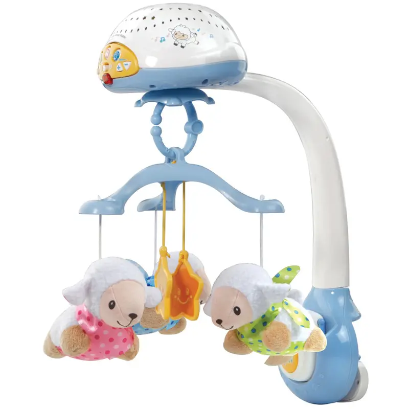Vtech Lullaby Lambs Mobile – Soothing Projection & Music Crib Mobile 1