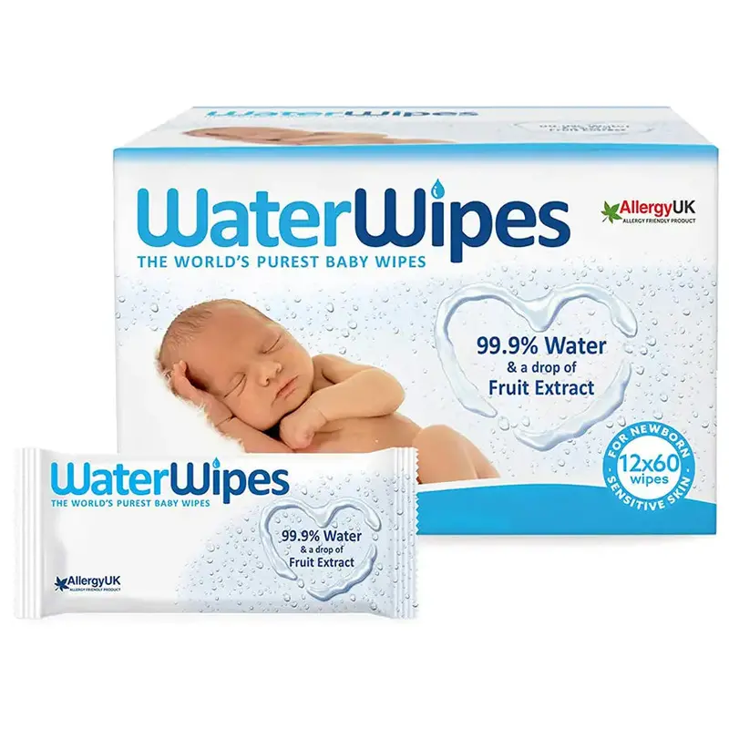Waterwipes Gentle Baby Wipes – 12 Packs Of 60 1