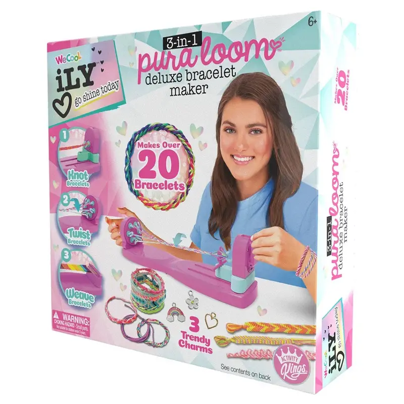 We Cool Ily 3-In-1 Pura Loom Bracelet Maker – Diy Jewelry Crafting Kit 1