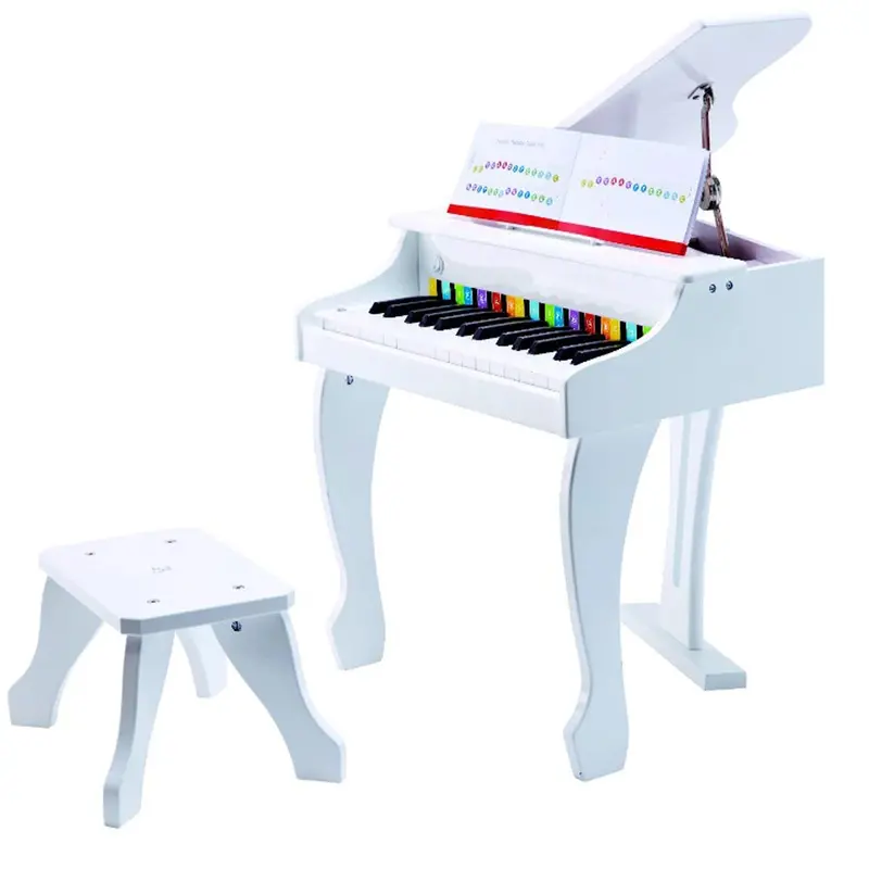 White Hape Deluxe Grand Piano Toy For Kids 1