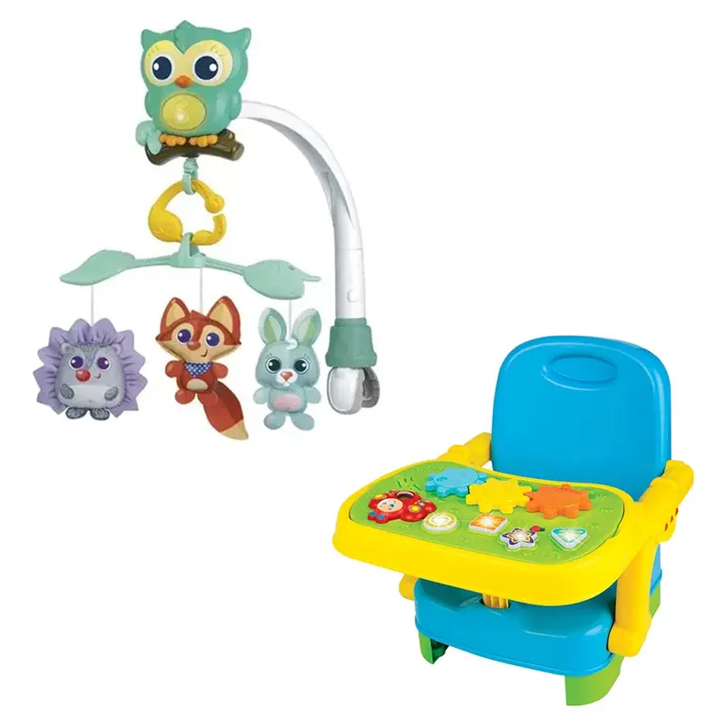 Winfun Musical Booster Seat With Detachable Woodland Friends Mobile 1