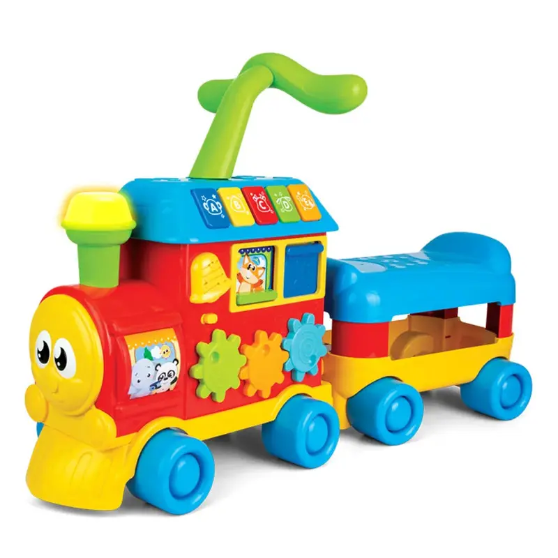 Winfun Ride-On Learning Walker Train For Babies 1