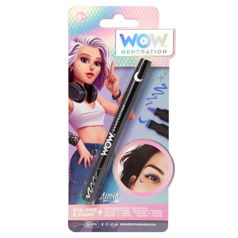 Wow Generation Eyeliner & Face Seal Duo – Safe, Water-Based Makeup Play Set 1
