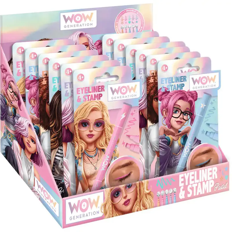 Wow Generation Eyeliner & Face Seal Set – Washable Makeup Play Kit 1