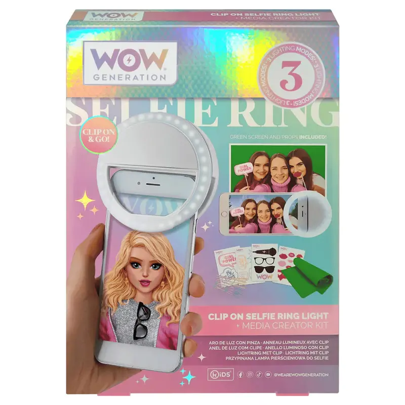 Wow Generation Portable Selfie Ring Light With Accessories 1