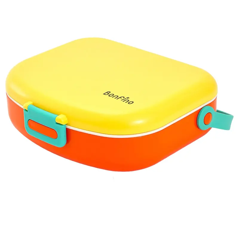 Yellow And Orange Kids Lunch Box – Bonfino 1