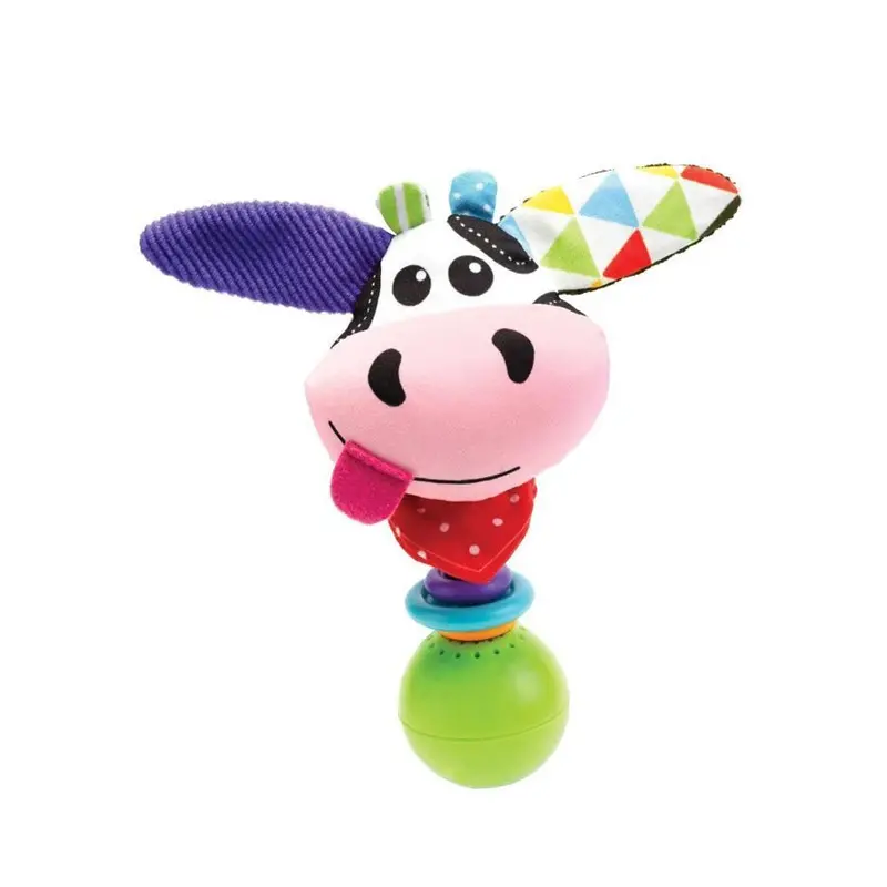 Yookidoo Cow Shake-Me Rattle – Multi-Tone Developmental Rattle 1