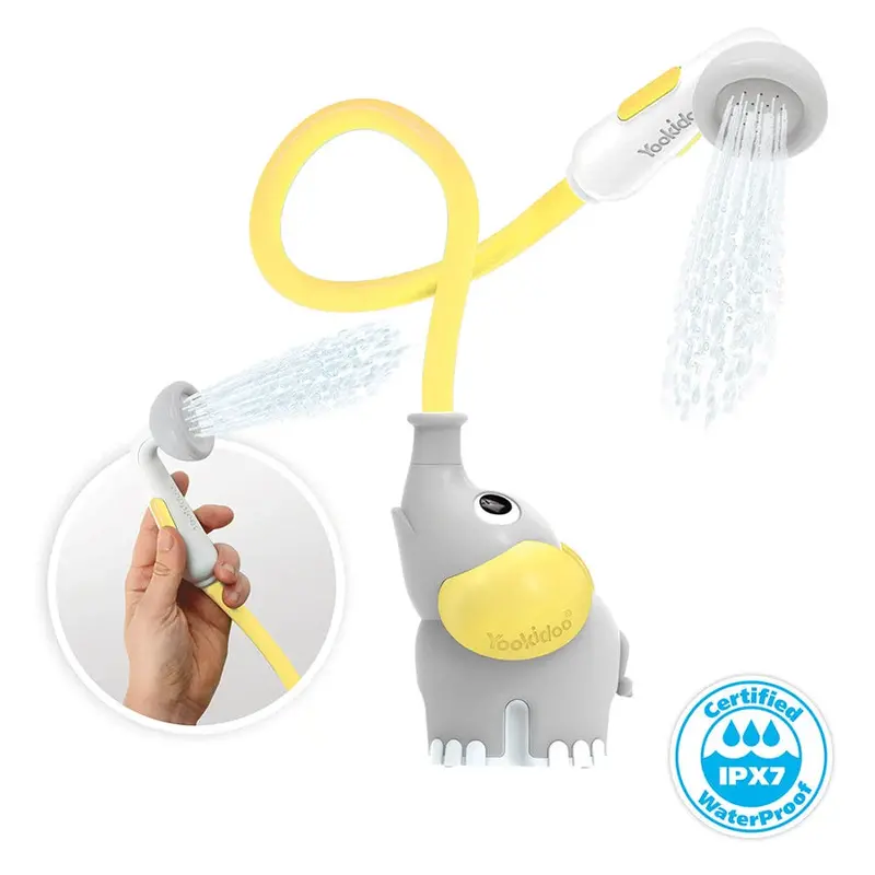Yookidoo Elephant Baby Shower Toy – Cheerful Yellow Design 1
