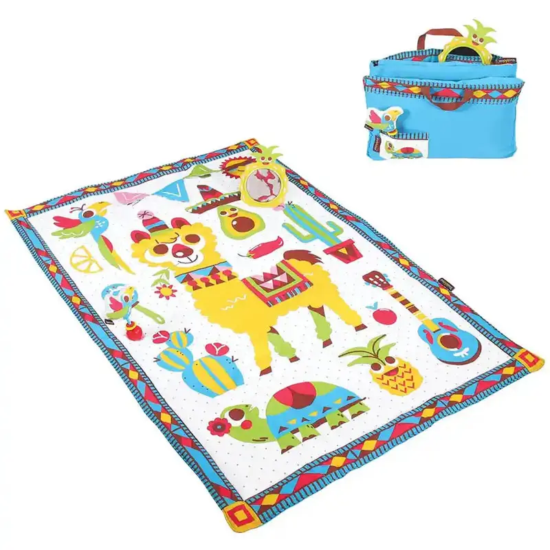 Yookidoo Fiesta Playmat – Convertible Mat-To-Storage Bag 1