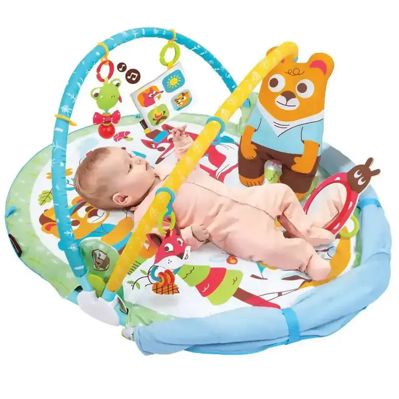 Yookidoo Play ‘N’ Nap Gymotion – Convertible Tummy Time & Nap Mat 1