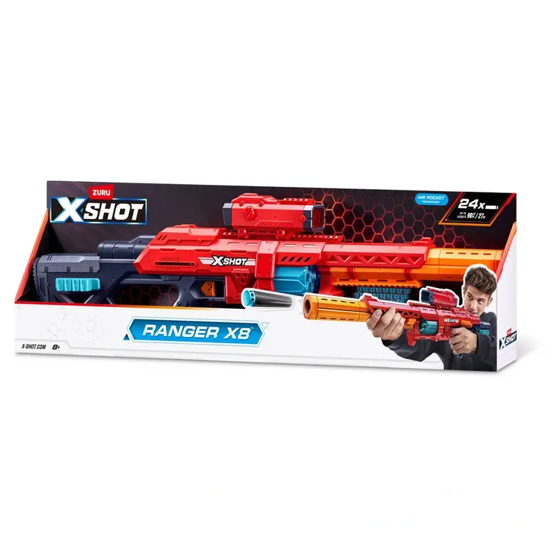 Zuru X-Shot Excel Ranger X8 Water Blaster – Series 1 (4-Pack) 1