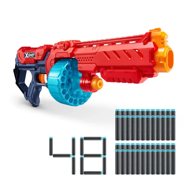 Zuru X-Shot Excel Turbo Fire Blaster – 48-Dart High-Speed Launch System 1