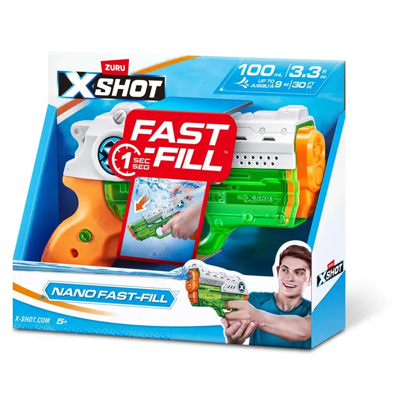 Zuru X-Shot Fast-Fill Nano Water Blaster – S3 (12-Pack) 1