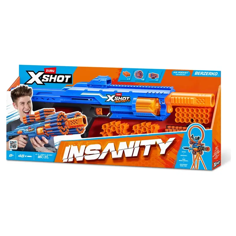 Zuru X-Shot Insanity Berzerko Series 1 Dart Blaster (6-Count) 1