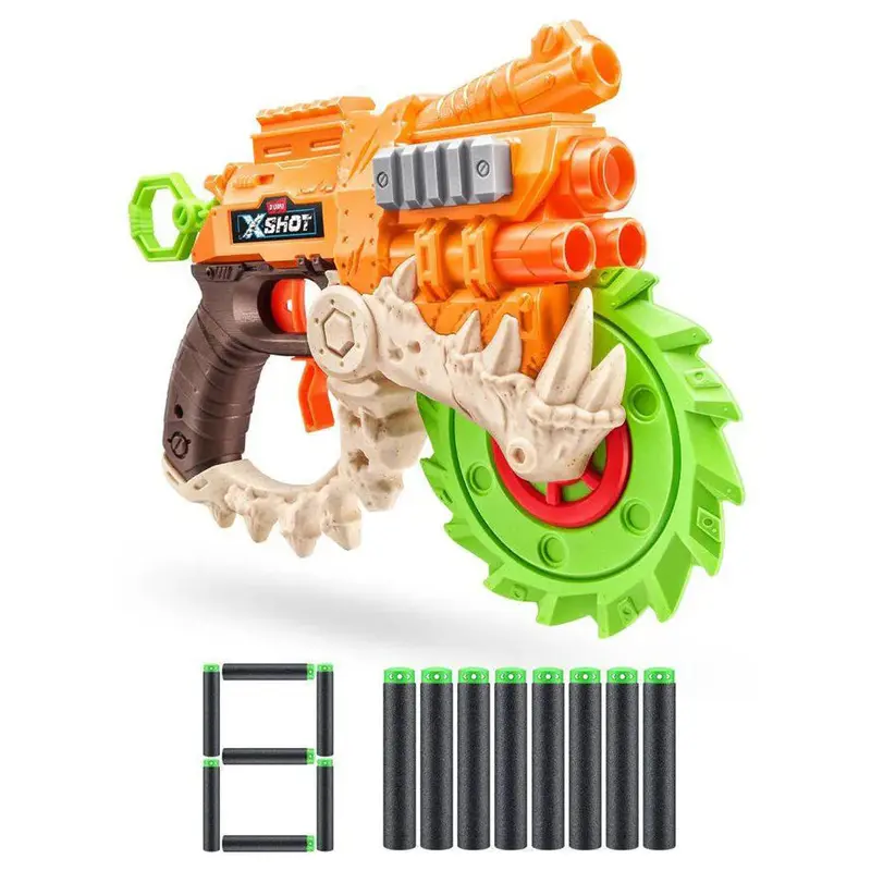 Zuru X-Shot Insanity Horrorfire Reaper X Blaster – Compact 8-Dart Tactical Launcher 1