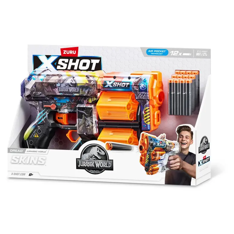Zuru X-Shot Skins Series 1: Dread Jurassic Dart Refills (12 Count) 1