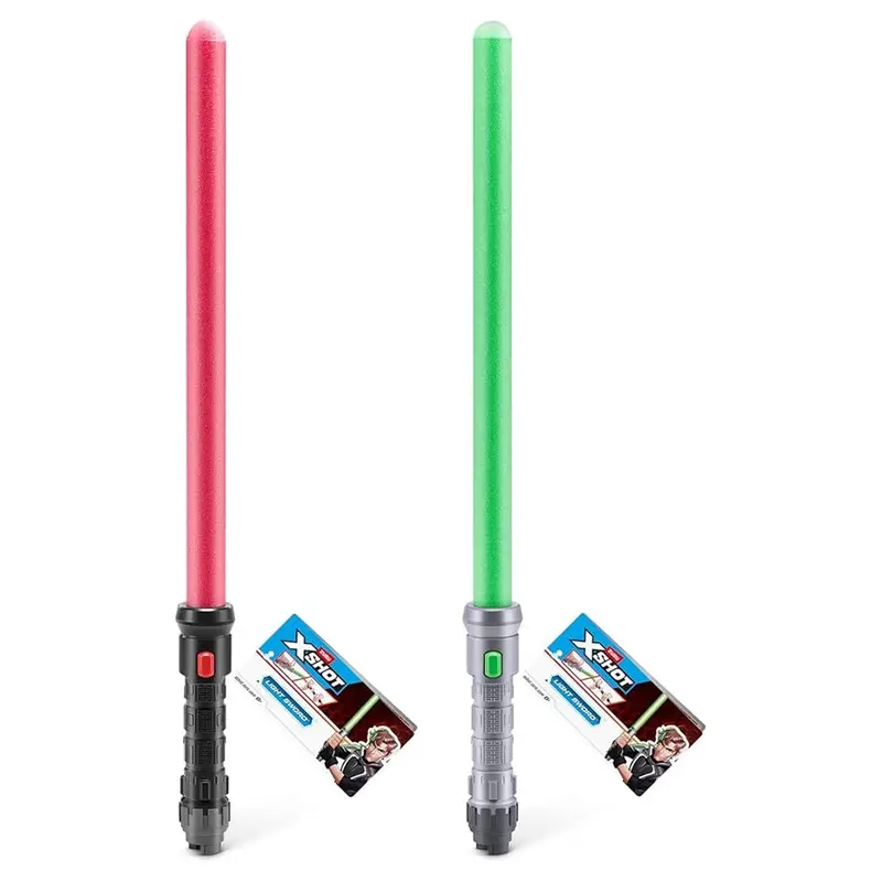 Zuru X-Shot Sword Light Series 2 – Glow-In-The-Dark Foam Swords (12-Pack, Hang Tag) 1
